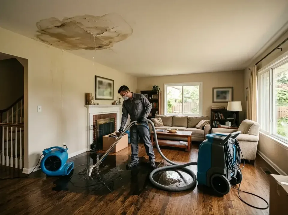 attic-pipe-burst-ceiling-drip-008 — frequently asked questions, Water Damage Restoration & Carpet Care in Green Knoll, NJ